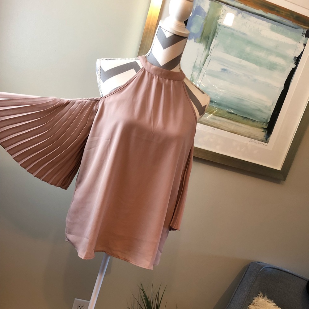 Open shoulder blouse
